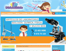Tablet Screenshot of didactikids.cl